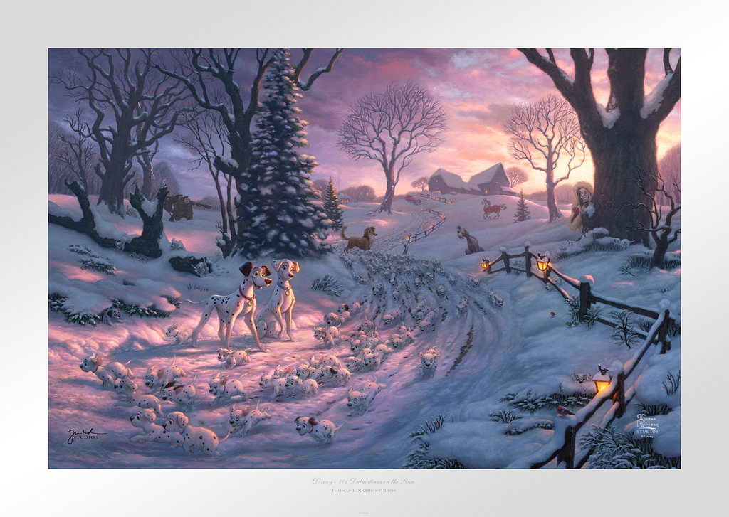 101 Dalmatians on the Run Disney & Pixar Cruella De Vil Dalmatian (Art Print)