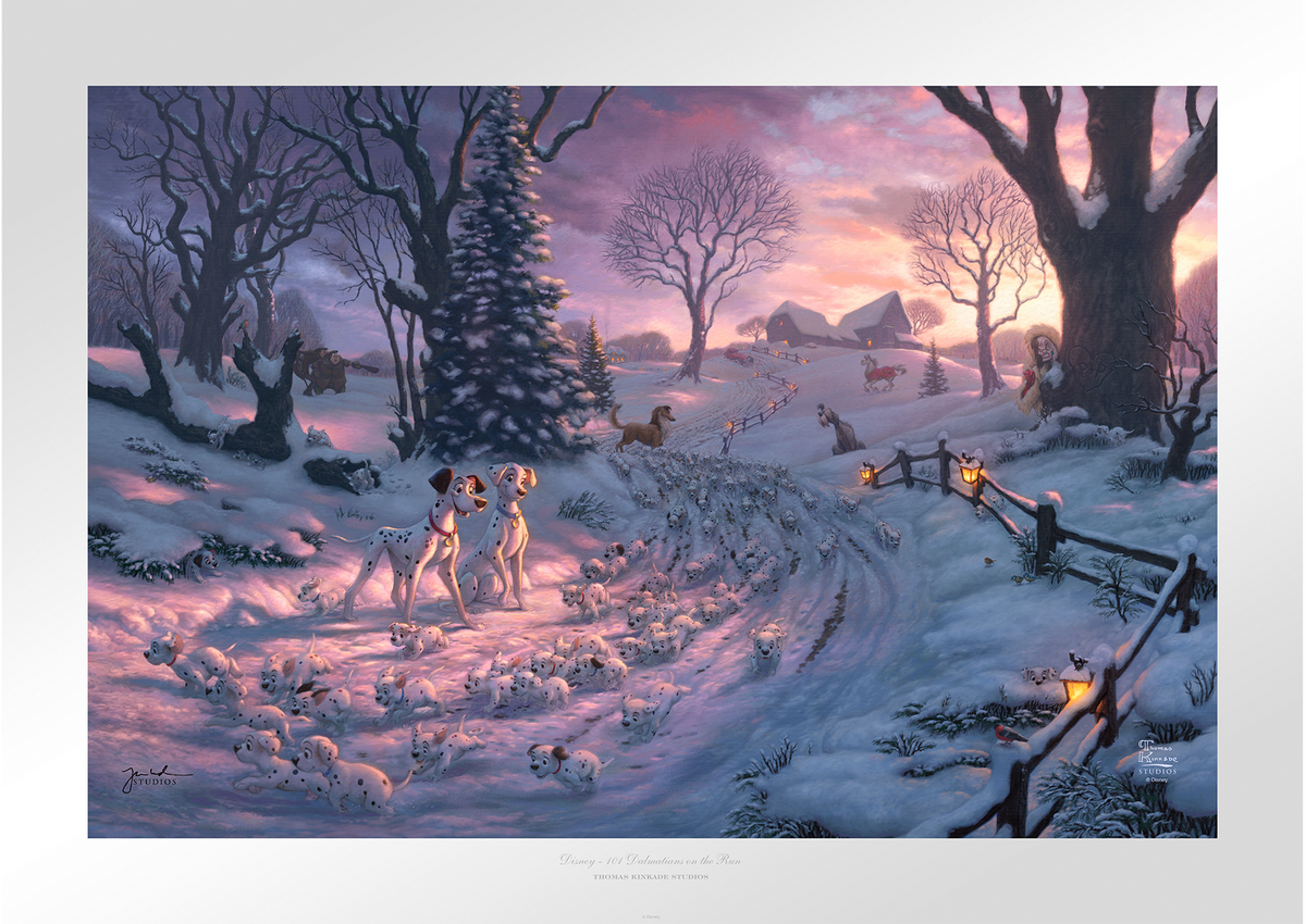 101 Dalmatians on the Run Disney & Pixar Cruella De Vil Dalmatian (Art Print)