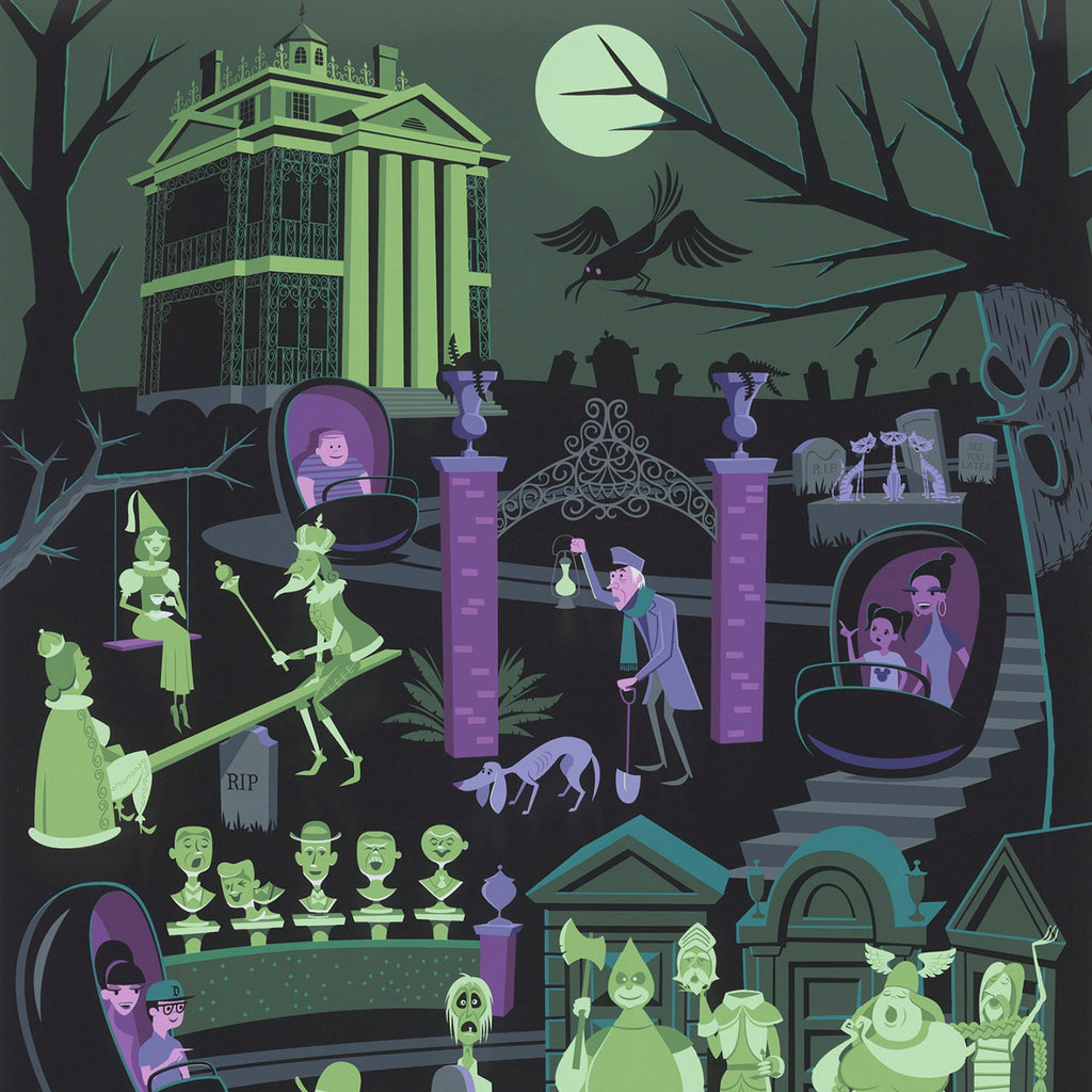 999 Happy Haunts Disney (Art Print)