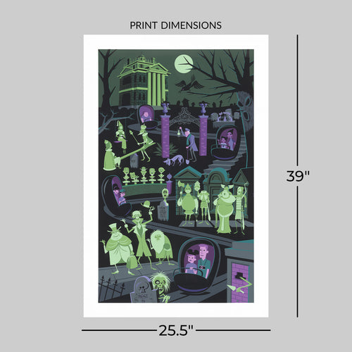 999 Happy Haunts Disney (Art Print)