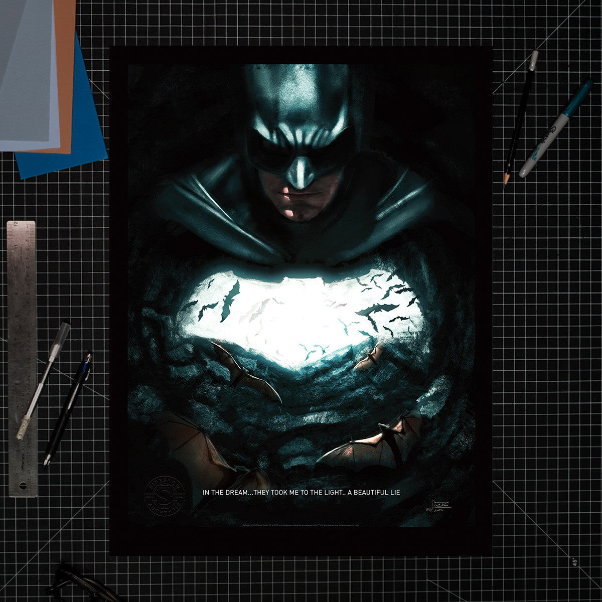 A Beautiful Lie DC Batman (Movie Poster)