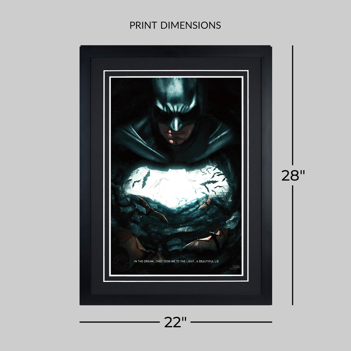 A Beautiful Lie DC Batman (Movie Poster)
