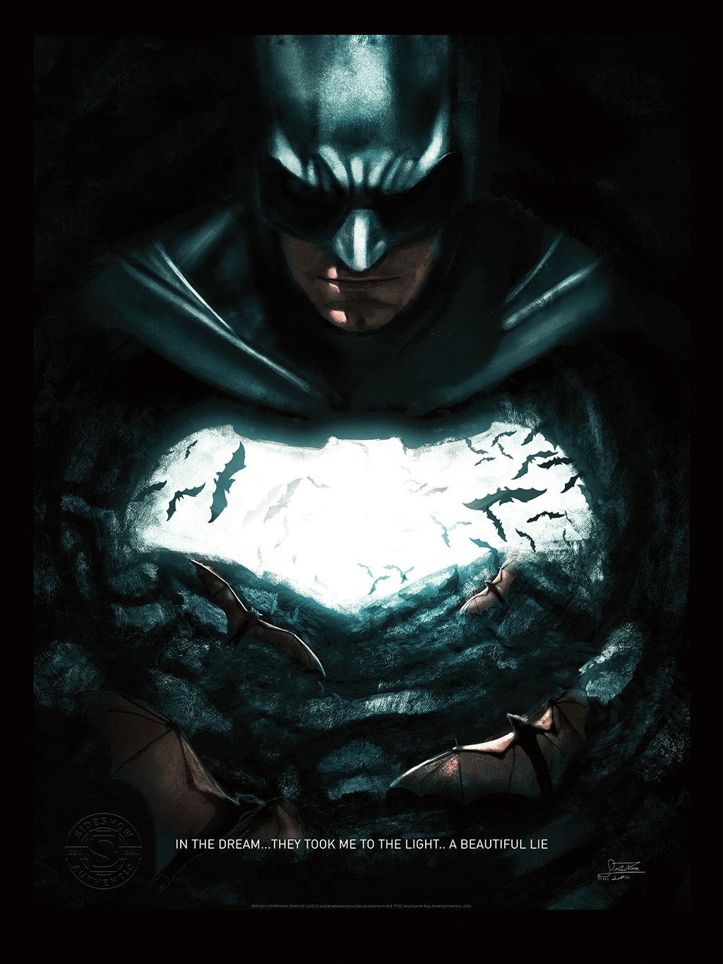 A Beautiful Lie DC Batman (Movie Poster)