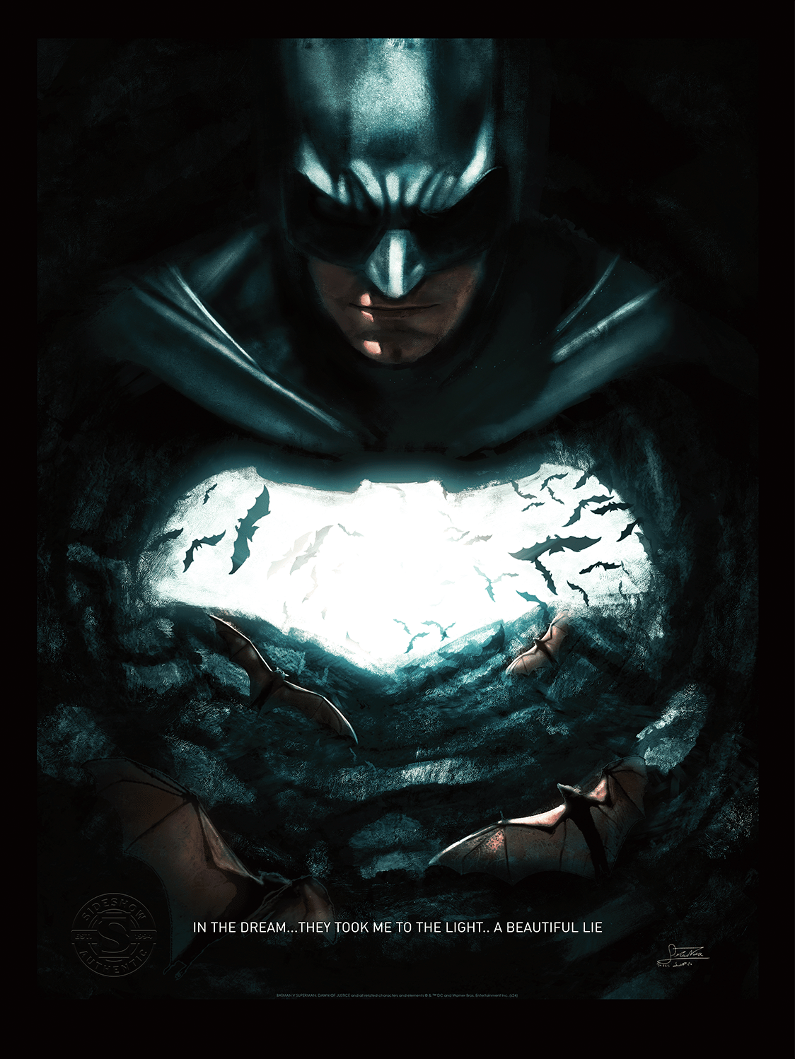 A Beautiful Lie DC Batman (Movie Poster)
