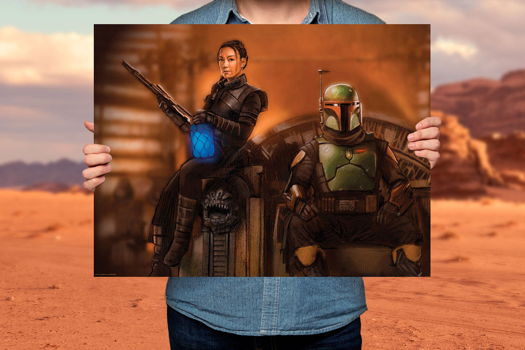 A New Crime Lord Star Wars Boba Fett Fennec Shand (Art Print)
