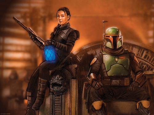 A New Crime Lord Star Wars Boba Fett Fennec Shand (Art Print)