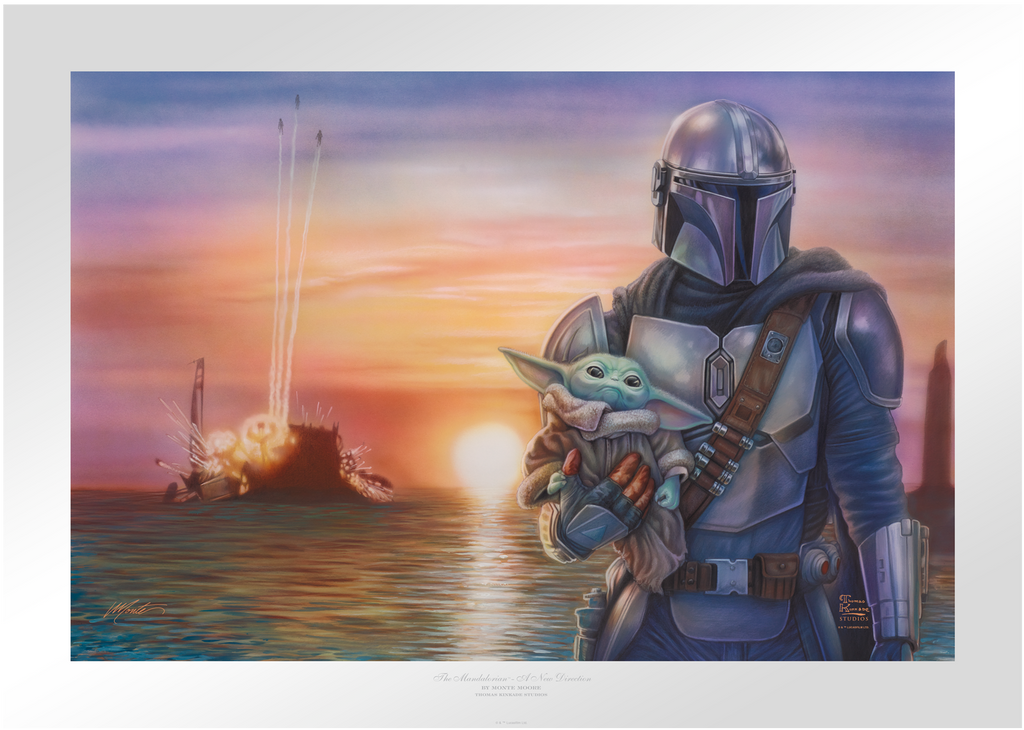 A New Direction Star Wars The Mandalorian Grogu (Art Print)