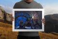 A Son's Destiny Star Wars Darth Vader Luke Skywalker (Art Print)