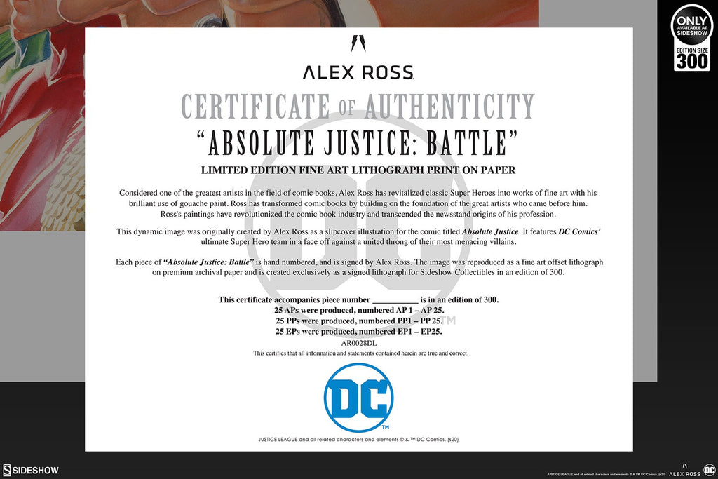 Absolute Justice: Battle DC (Art Print)