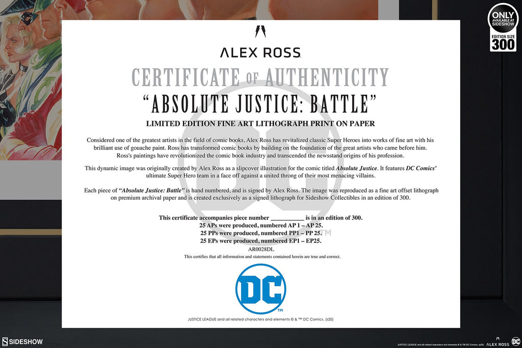 Absolute Justice: Battle DC (Art Print)