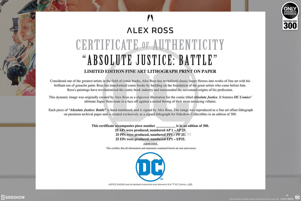 Absolute Justice: Battle DC (Art Print)