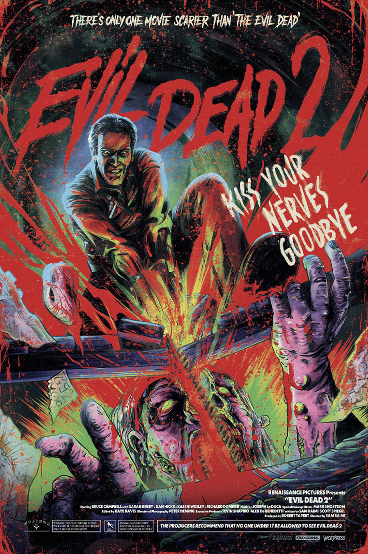 Evil Dead II (Movie Poster)