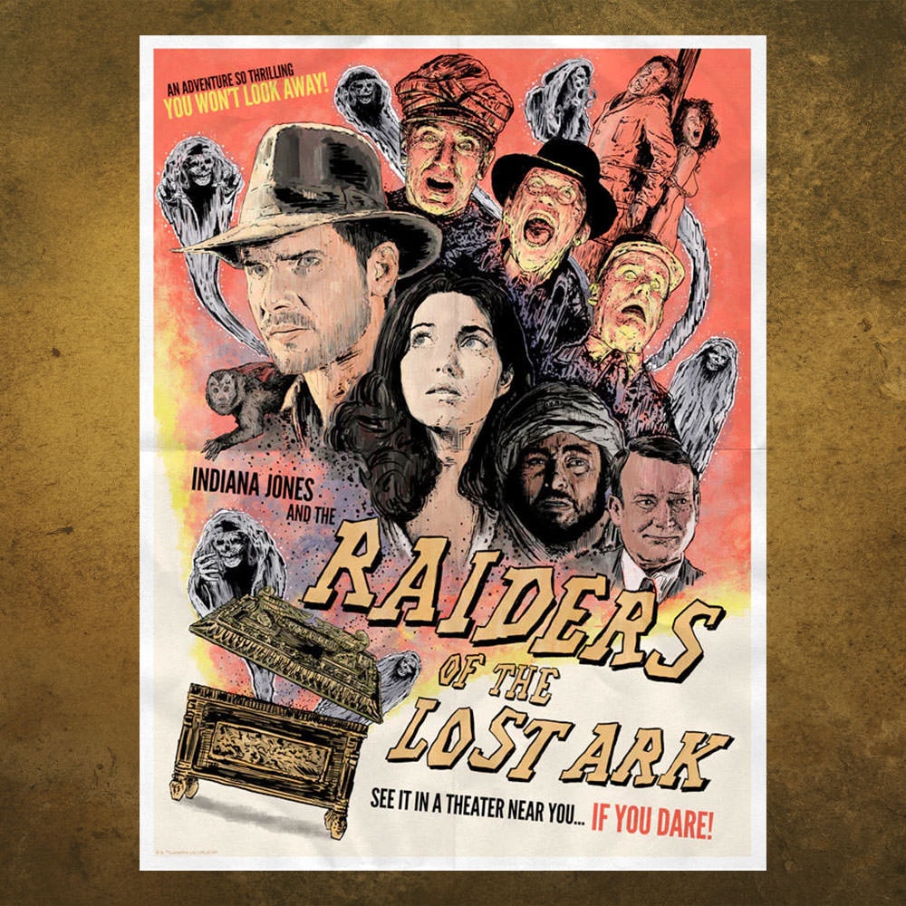 Indiana Jones Original Trilogy Set (Movie Poster)