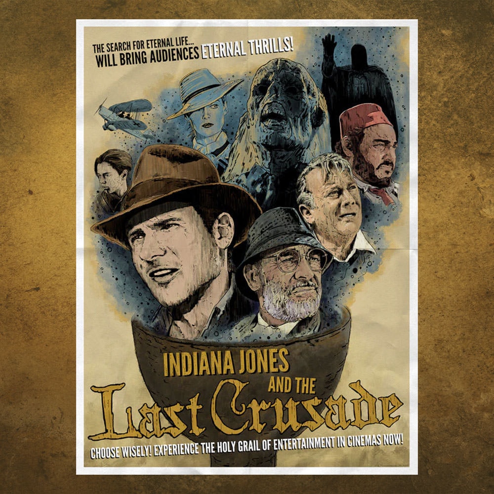 Indiana Jones Original Trilogy Set (Movie Poster)