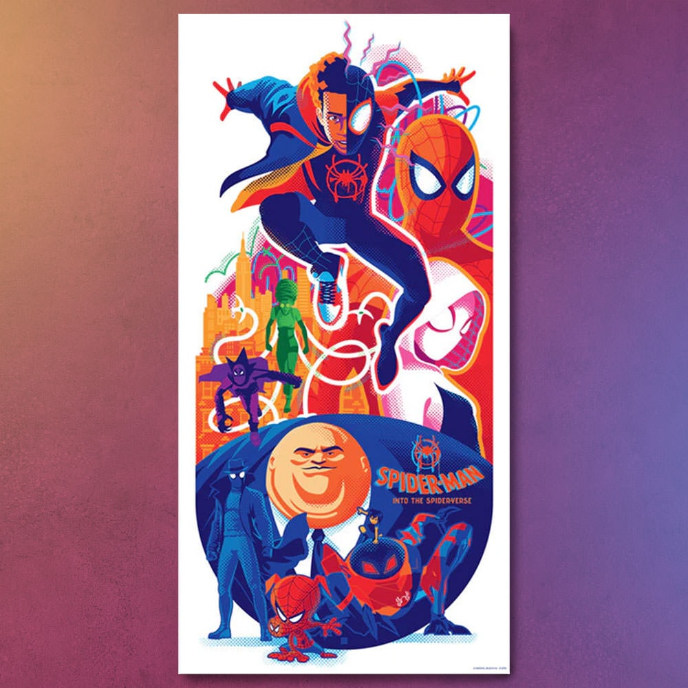 A Leap of Faith Marvel Spider-Man Miles Morales (Art Print)