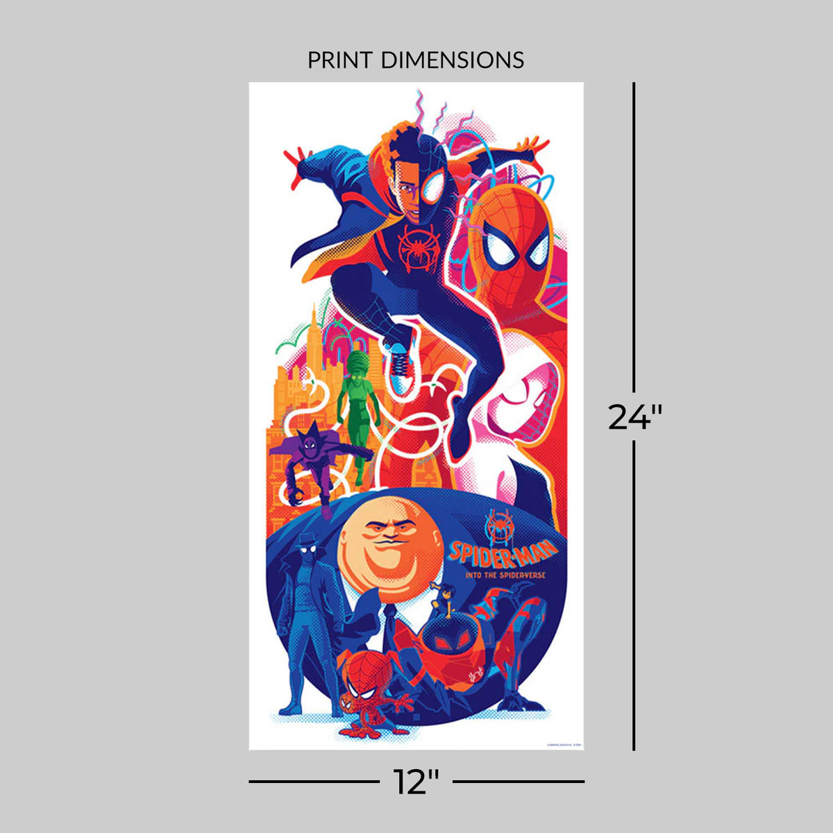 A Leap of Faith Marvel Spider-Man Miles Morales (Art Print)