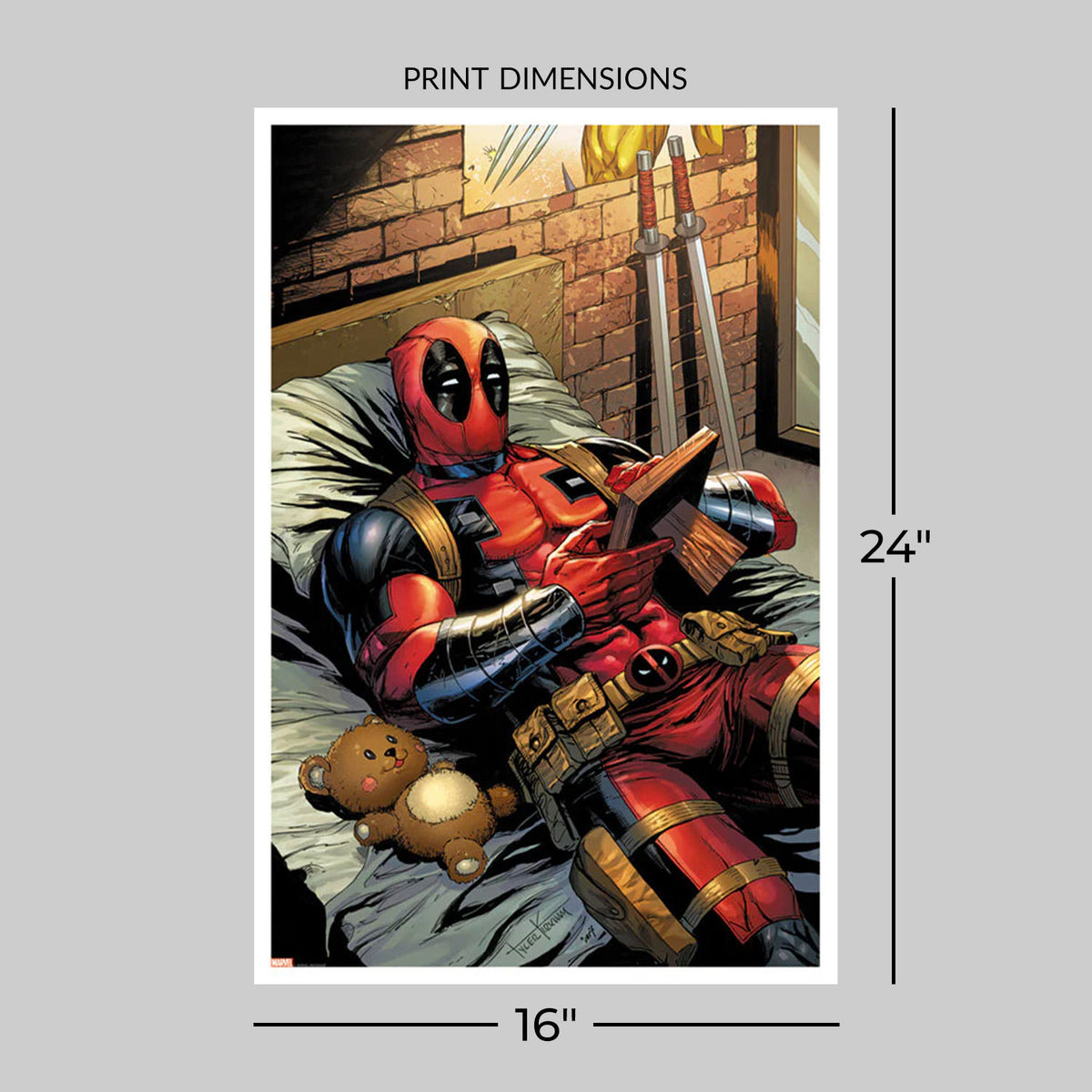 Deadpool & Wolverine: WWIII #1 Kirkham Virgin Variant Marvel (Art Print)