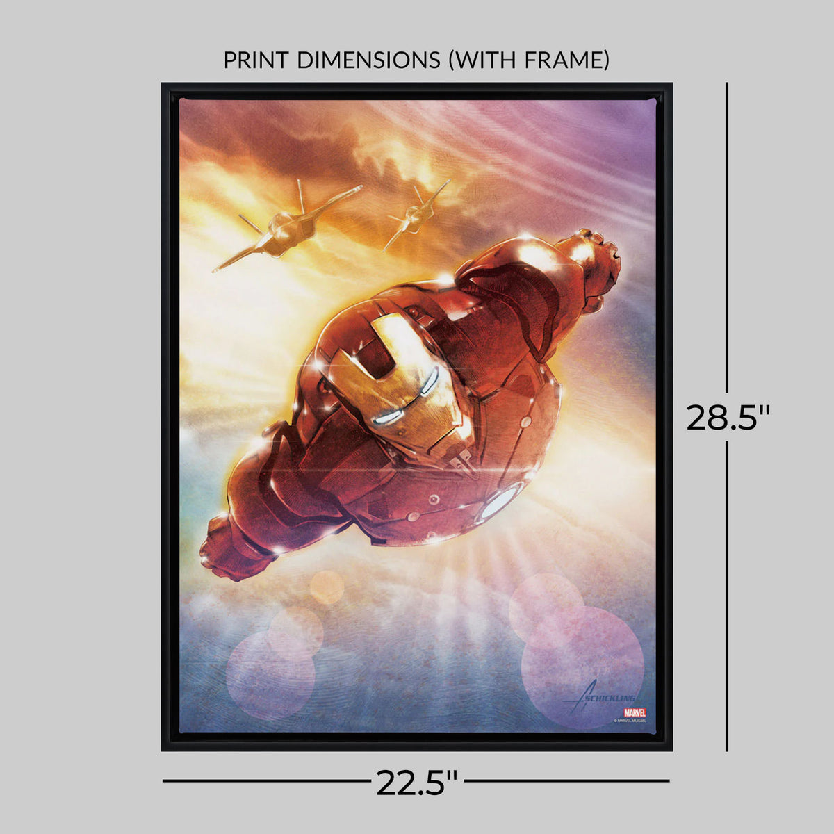 Direct Flight Marvel Iron Man (Art Print)
