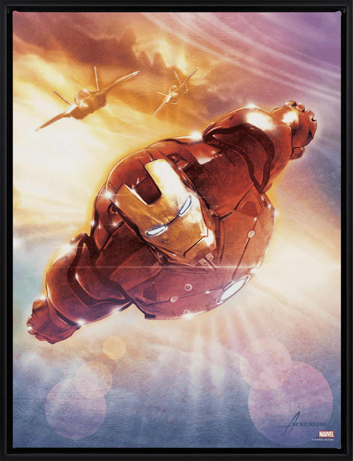 Direct Flight Marvel Iron Man (Art Print)