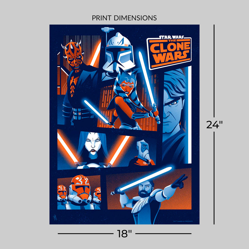 A Galaxy Divided Star Wars (Art Print)