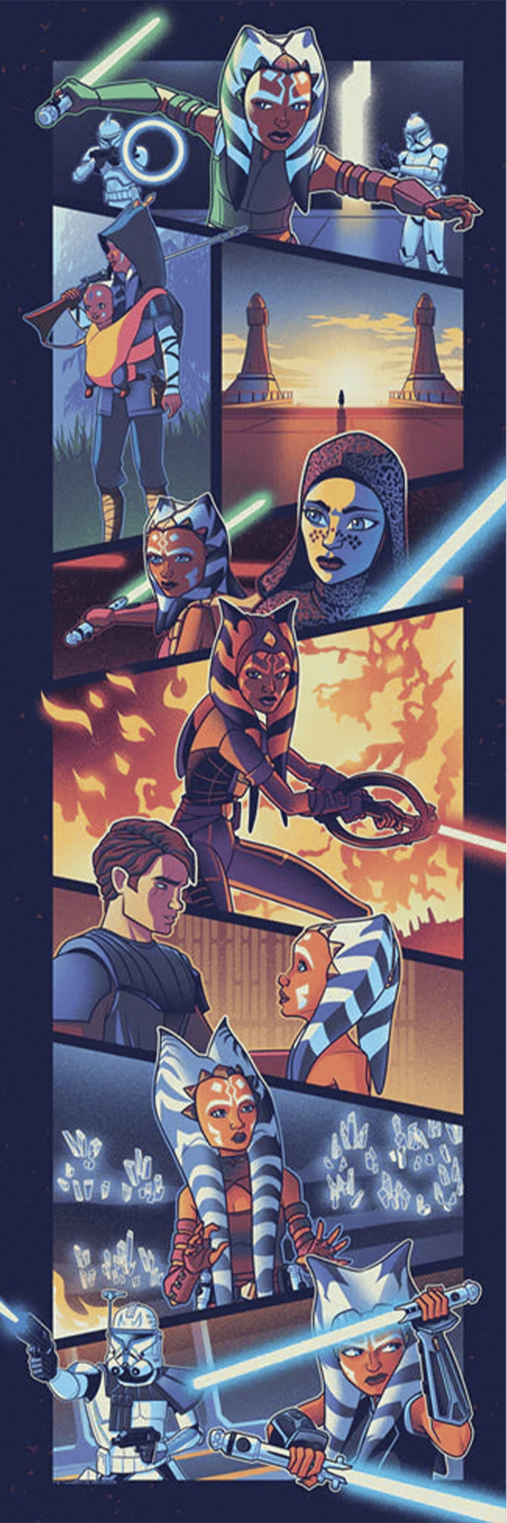 Ahsoka's Tale Star Wars Ahsoka Tano (Art Print)
