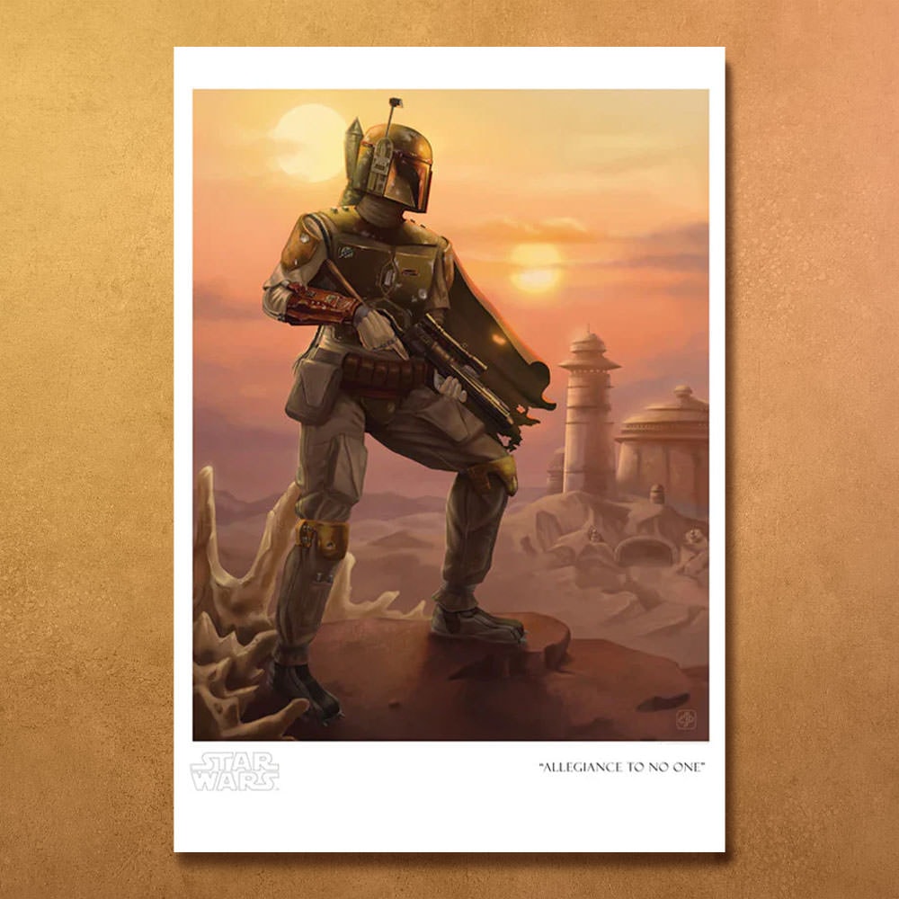 Allegiance to No One Star Wars Boba Fett (Art Print)