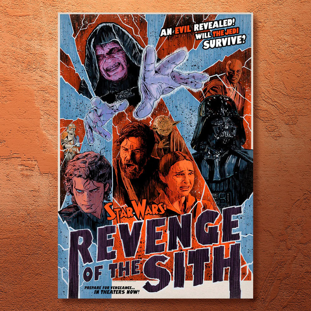 An Evil Revealed Star Wars (Movie Poster)