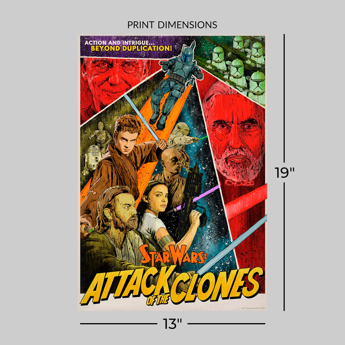 Beyond Duplication! Star Wars (Movie Poster)