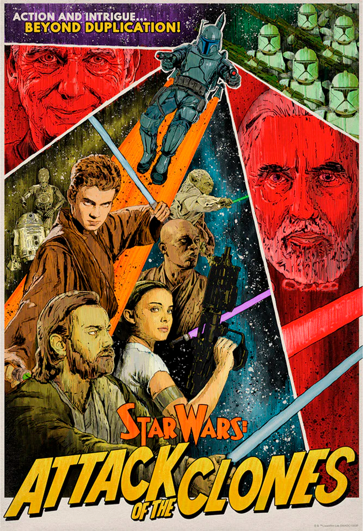 Beyond Duplication! Star Wars (Movie Poster)