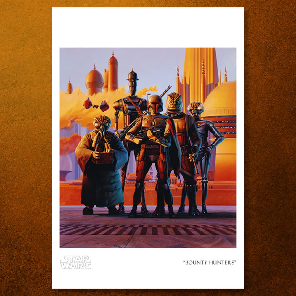 Bounty Hunters Star Wars (Art Print)