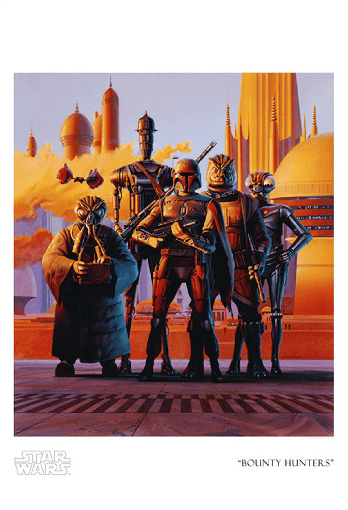 Bounty Hunters Star Wars (Art Print)