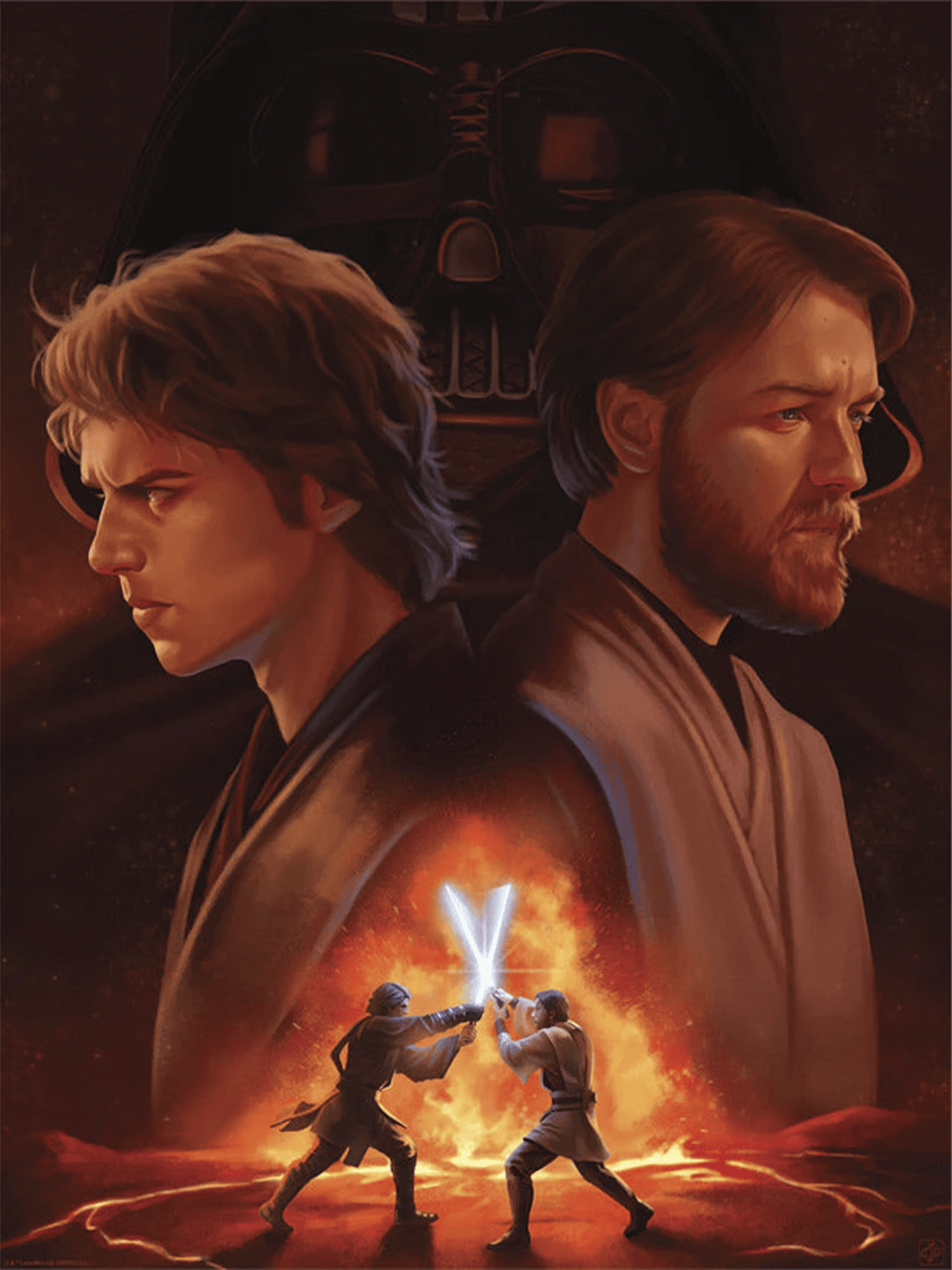 Brothers Divided Star Wars (Art Print)