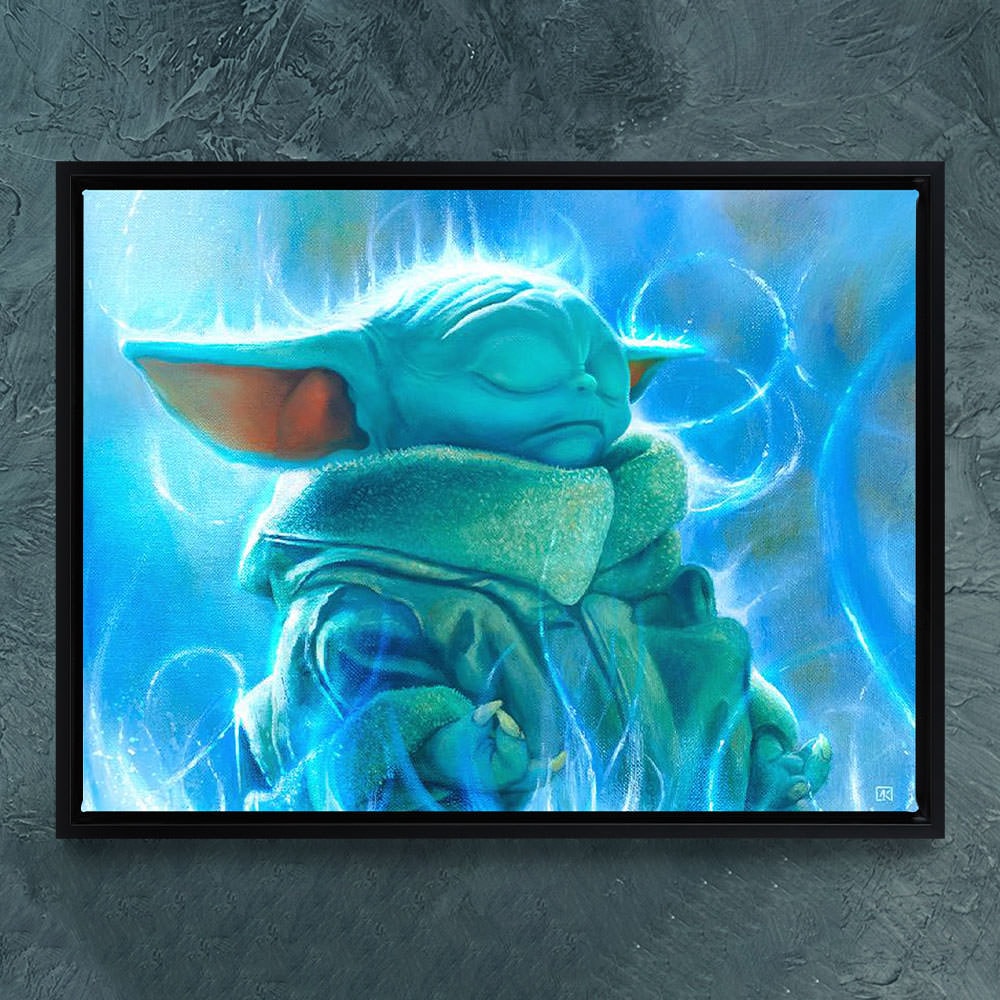 Call the Jedi Star Wars The Child Grogu (Art Print)