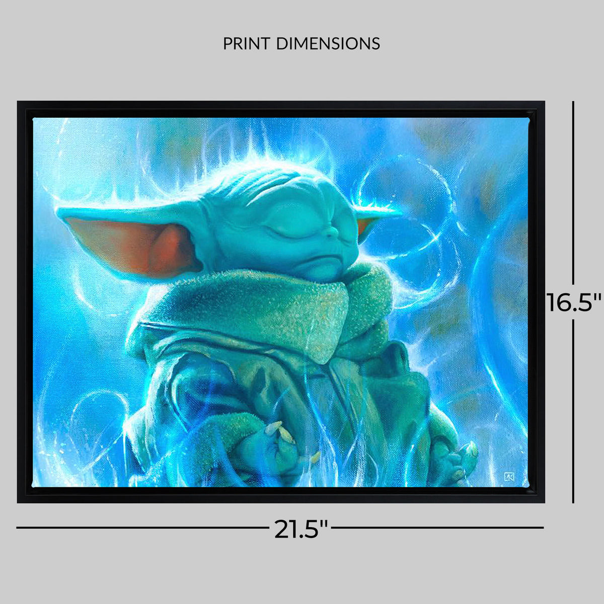 Call the Jedi Star Wars The Child Grogu (Art Print)