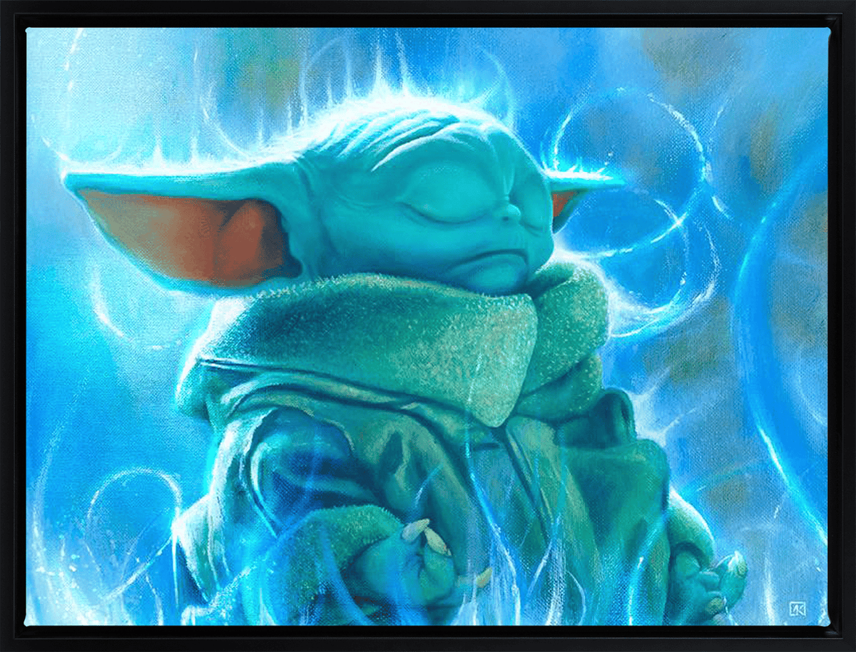 Call the Jedi Star Wars The Child Grogu (Art Print)