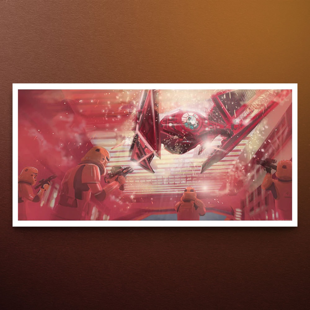 Cassian's Escape Star Wars Stormtrooper Cassian Andor (Art Print)