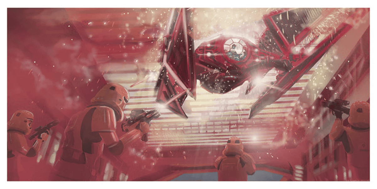 Cassian's Escape Star Wars Stormtrooper Cassian Andor (Art Print)