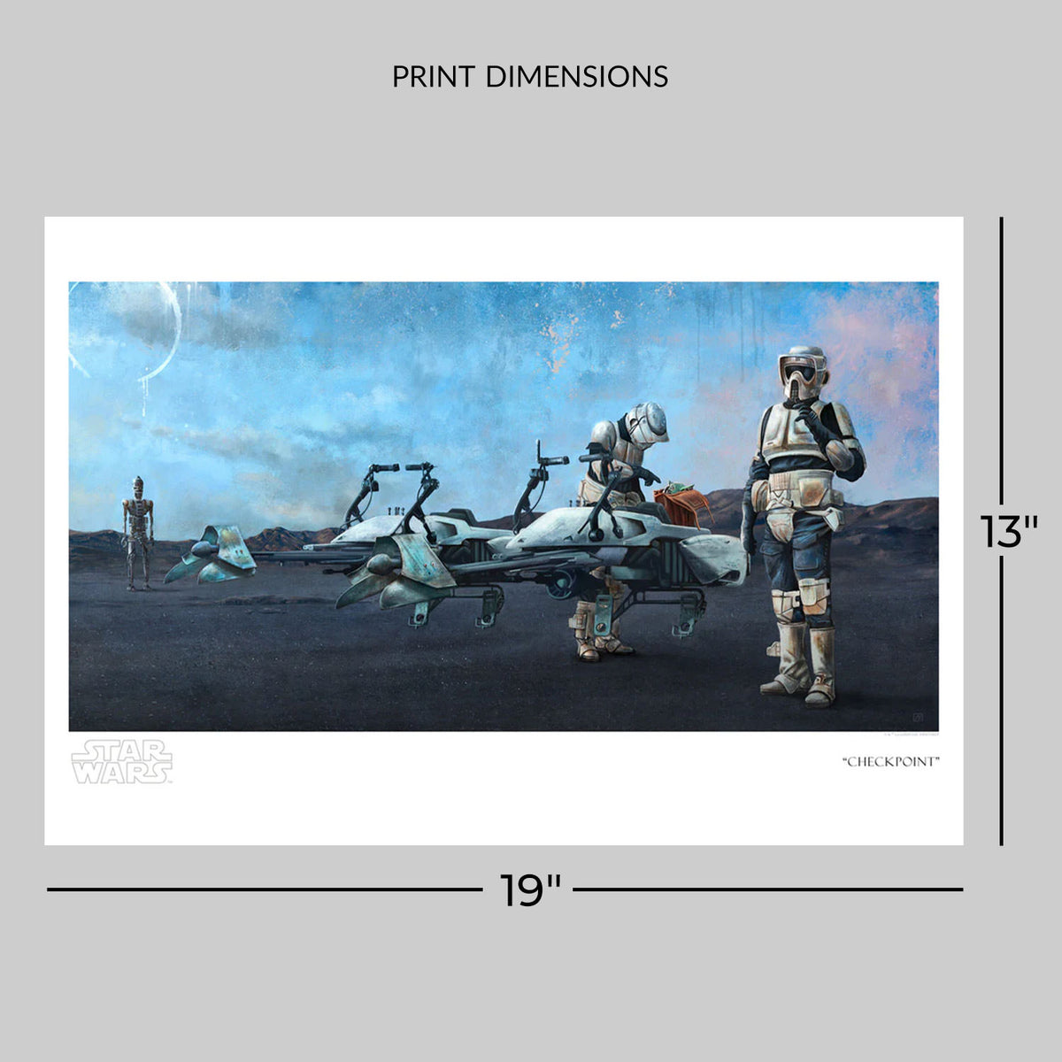 Checkpoint Star Wars (Art Print)