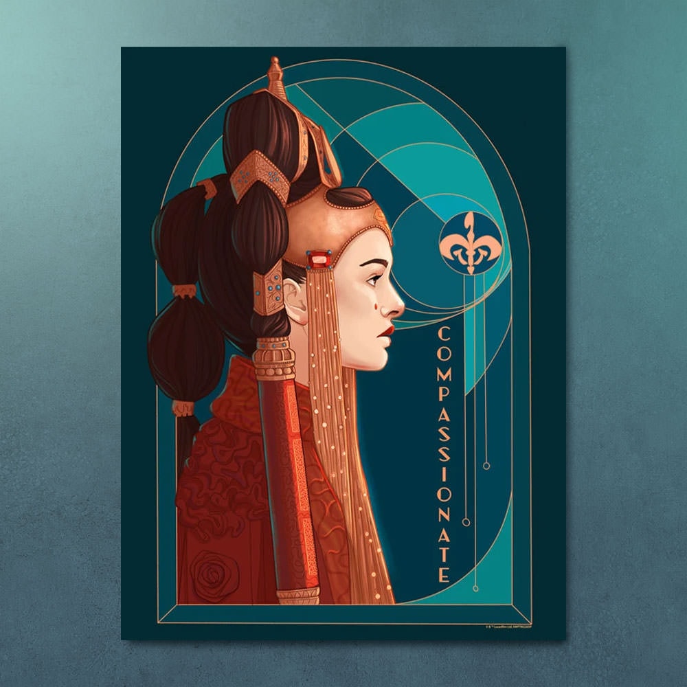 Compassionate Queen Star Wars Queen Amidala (Art Print)