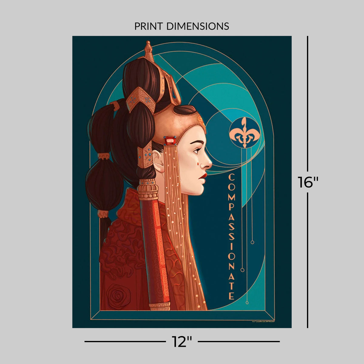 Compassionate Queen Star Wars Queen Amidala (Art Print)