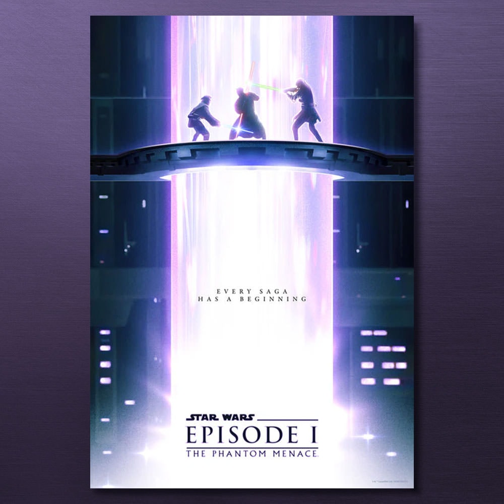 Darth Maul vs the Jedi Star Wars (Movie Poster)
