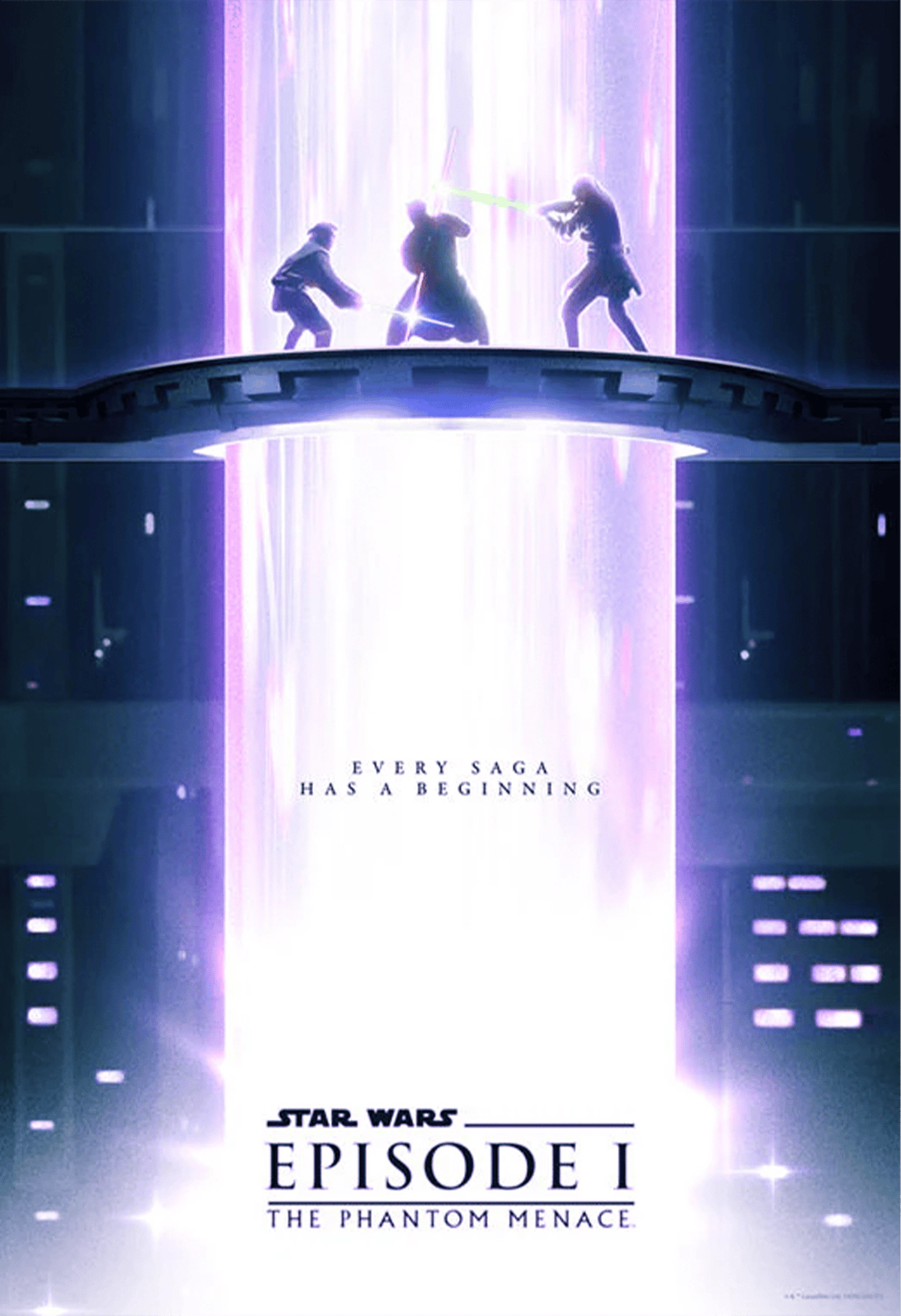 Darth Maul vs the Jedi Star Wars (Movie Poster)