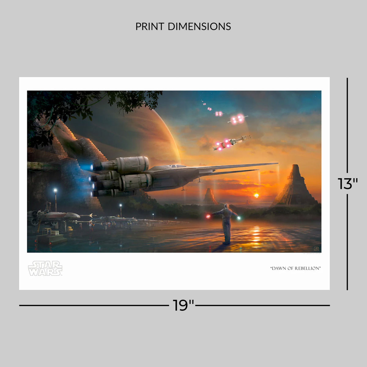 Dawn of Rebellion Star Wars (Art Print)