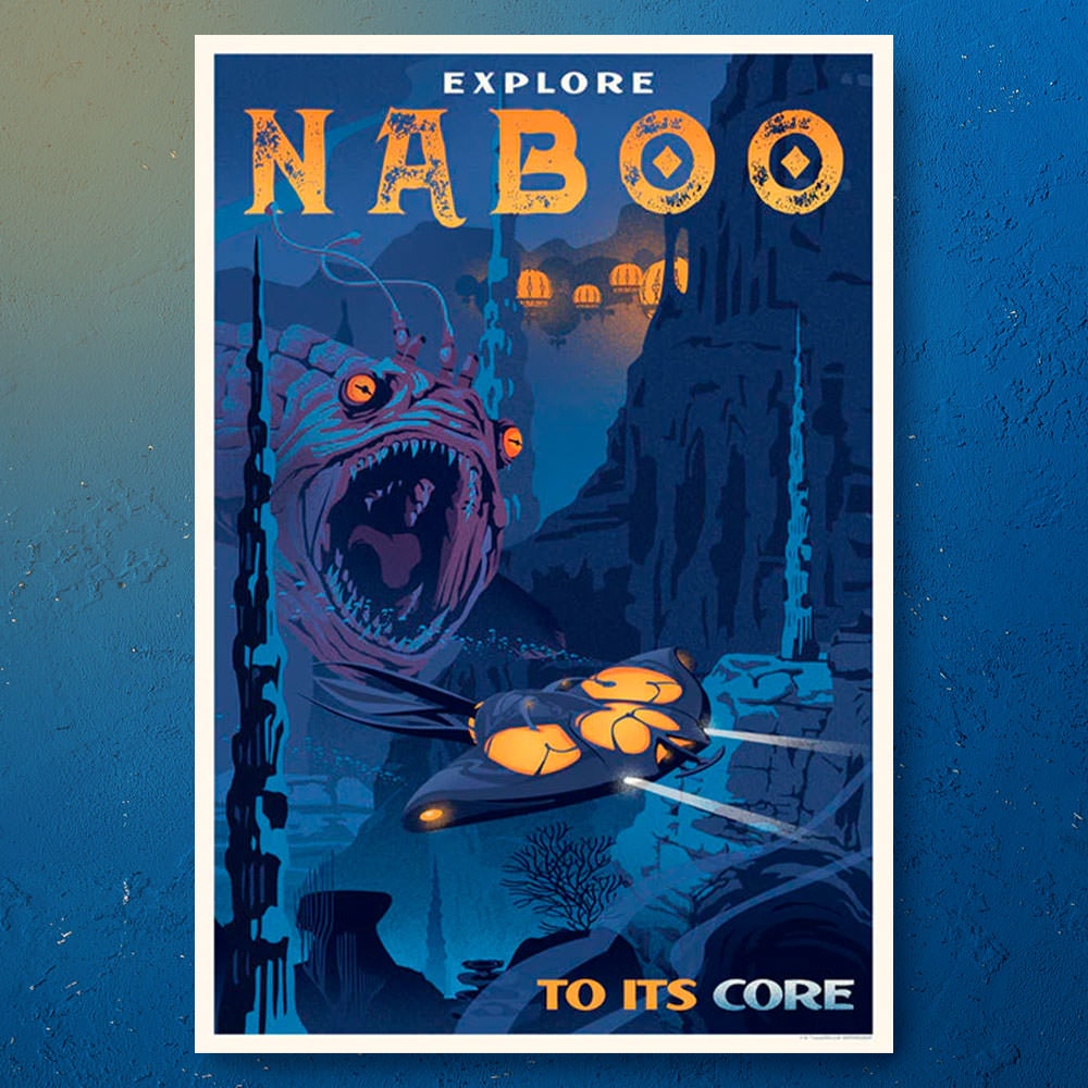 Deep in the Bongo Star Wars (Art Print)