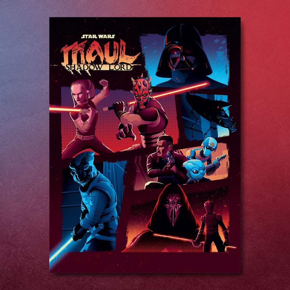 Enemy of My Enemy Star Wars Darth Maul Darth Vader (Art Print)