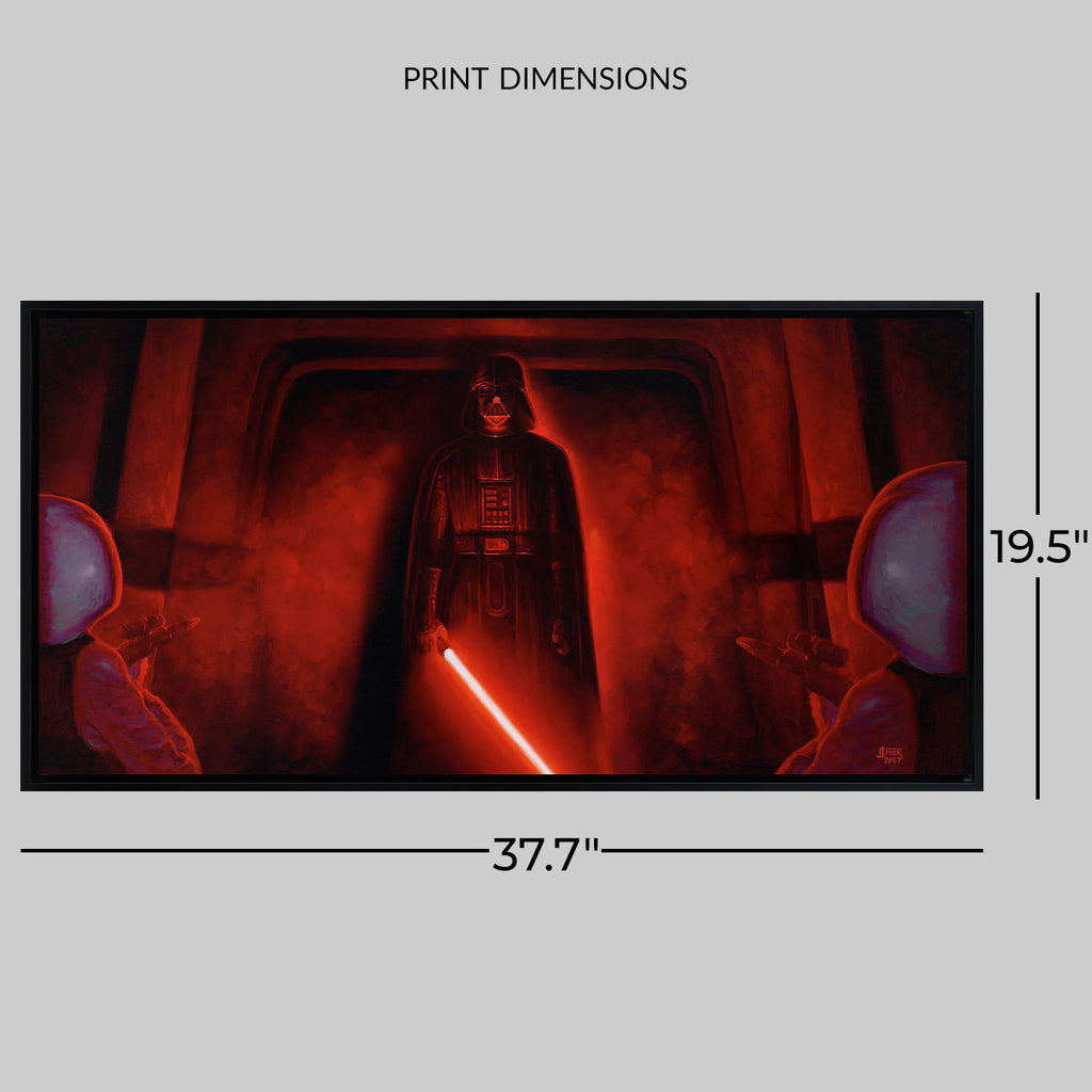 It Begins Star Wars Darth Vader (Art Print)