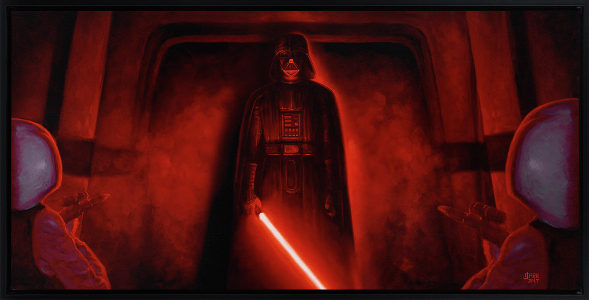 It Begins Star Wars Darth Vader (Art Print)
