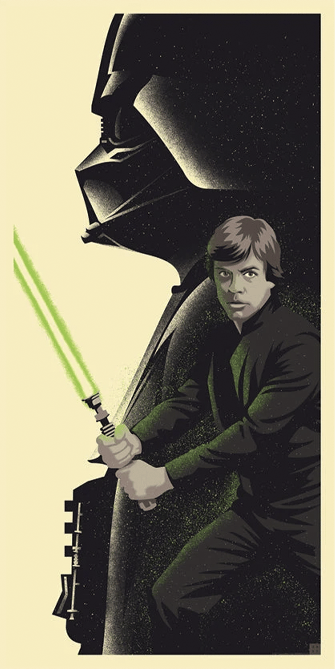 The Weight of Destiny Star Wars Darth Vader Luke Skywalker (Art Print)