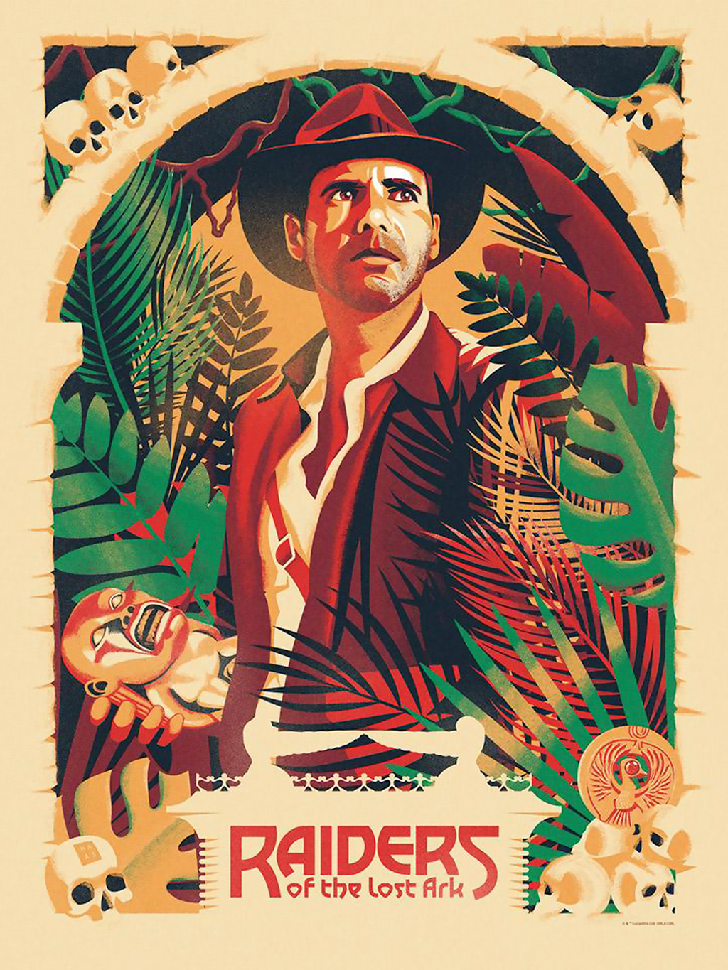 Adventure Has A Name Indiana Jones (Art Print)