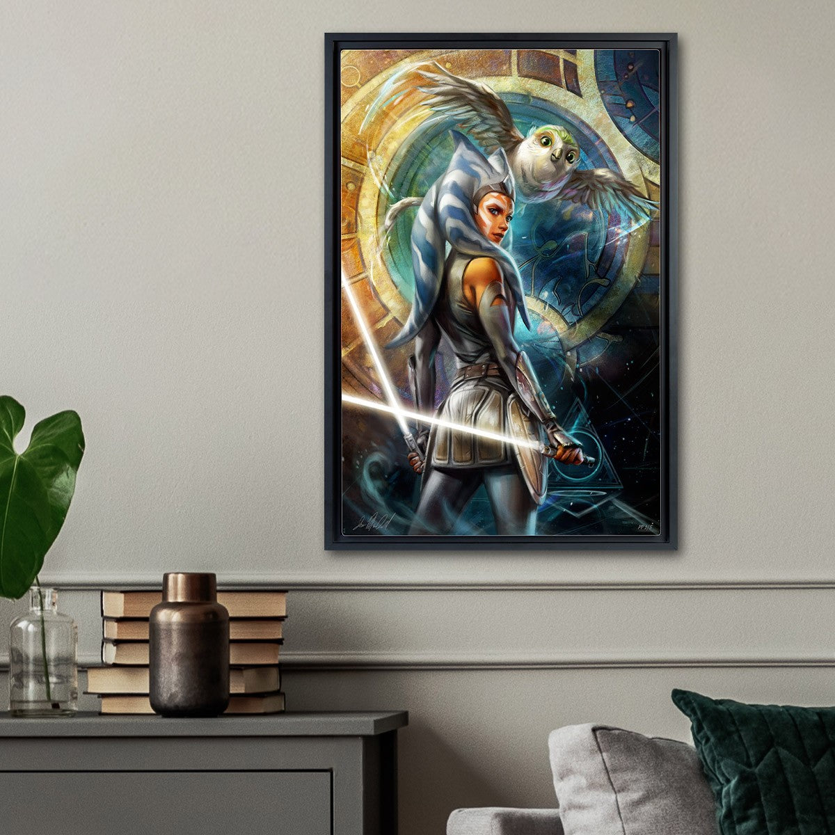 Ahsoka Tano and Morai: Old Friends Star Wars (Art Print)